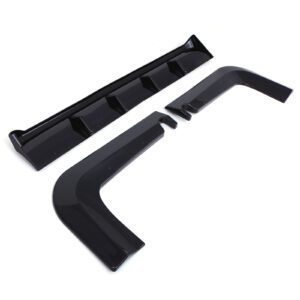 Gloss Black Rear Bumper Diffuser For Mercedes Vito W447 14-23