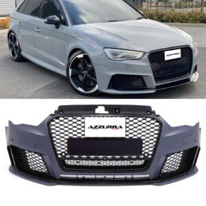 Primed Front Bumper RS3 Style For Audi A3 Sportback 8V1 13-16