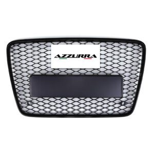 Gloss Black Front Badgeless Grille SQ7 Style For Audi Q7 4L 05-15