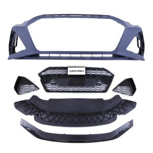 Primed Front Bumper RS6 Style For Audi A6 C8 2019-2024
