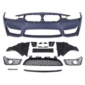 Primed Front Bumper M3 Style with Fog Lights For BMW 3 Series F30 12-18