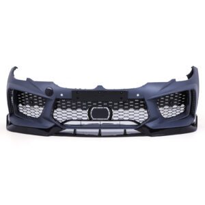 Primed Front Bumper M8 Style + Splitter For BMW 3 Series G20 Pre-LCI 19-22