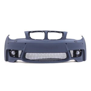 Primed Front Bumper 1M Style with Fog Lights For BMW 1 Series E82 E87 08-11
