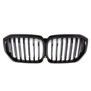 Gloss Black Front Single Slat Kidney Grille For BMW X5 G05 LCI 2023+