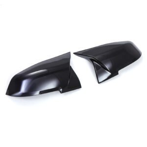 Gloss Black Side Mirror Covers M Style For 4 Series F32 F33 F36 13-19