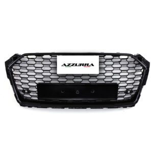 Gloss Black Front Grille Honeycomb RS5 Style for Audi A5 B9 F5 17-20