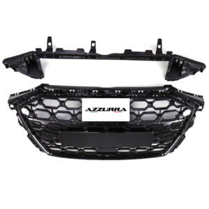 Gloss Black Front Grille Honeycomb RS3 Style for Audi A3 8Y 2020+