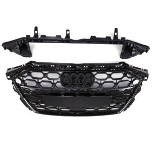 Gloss Black Front Grille Honeycomb RS3 Style for Audi A3 8Y 2020+