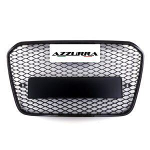 Gloss Black Front Grille Honeycomb RS6 Style for Audi A6 C7 11-15