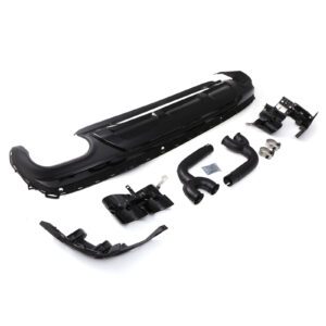 Rear Bumper with Tail Pipes SQ7 Style for Audi Q7 4M 20-23