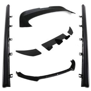 Gloss Black Aero Lowline Kit For VW Golf MK7 R & R-Line 12-16