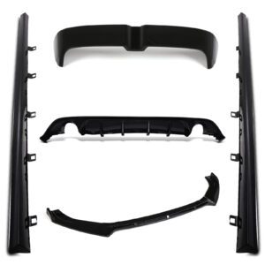 Gloss Black Aero Lowline Kit Oettinger Style For VW Golf MK7.5 GTI 16-20