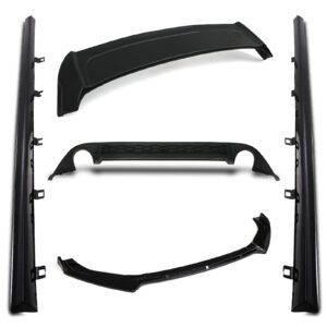Gloss Black Aero Lowline Kit Osir Style For VW Golf MK7 GTI 12-16
