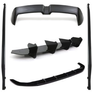 Gloss Black Aero Lowline Kit Oettinger Style For VW Golf MK8 R-Line 20+