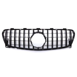 Gloss Black Grille GTR Panamericana Style For Mercedes GLA X156 17-19