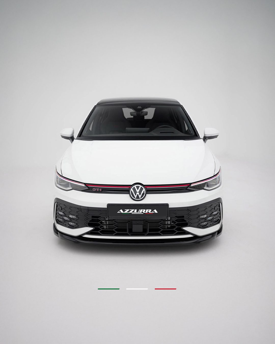 vw golf mk8.5 gti in ice white