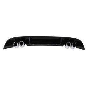 Gloss Black Quad Tip Rear Diffuser For VW Golf MK7.5 17-20