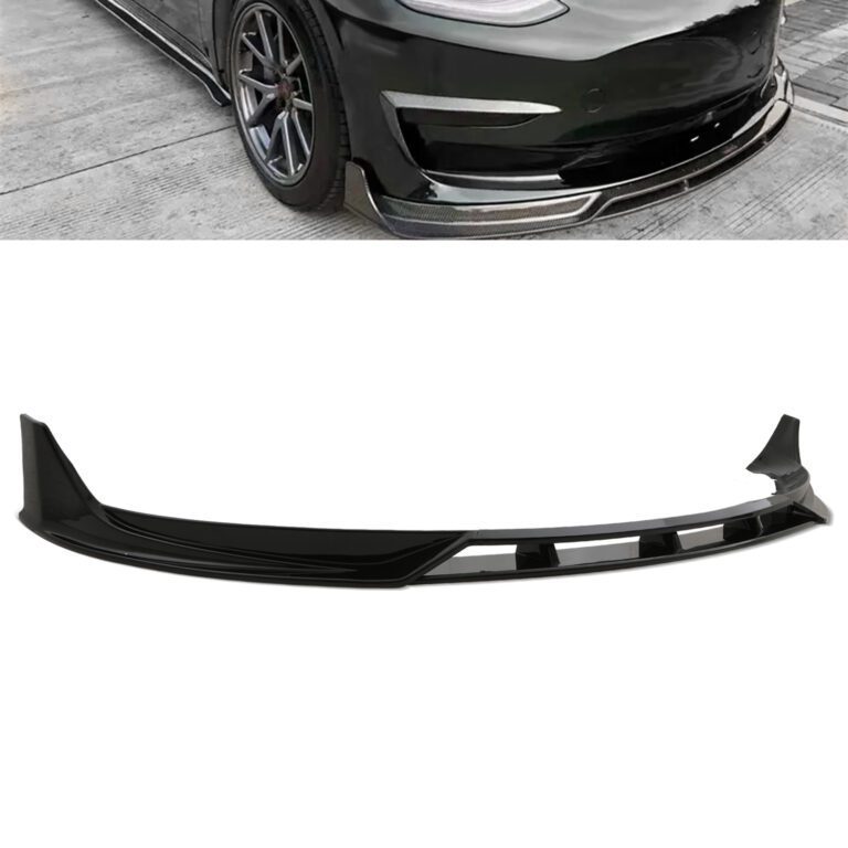 Front Splitter For Tesla Model 3 2019+ Black