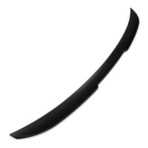 Rear Spoiler Add On Lip Gloss Black For Audi A7 MK1 12-18